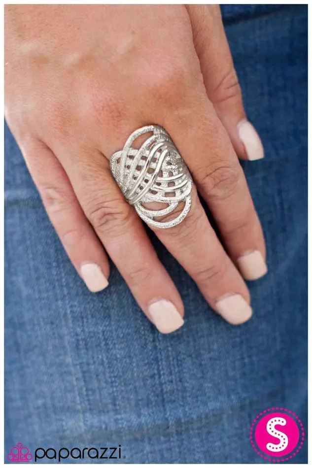 Paparazzi Ring Northern Lights Silver Paparazzi Jewelry Rings