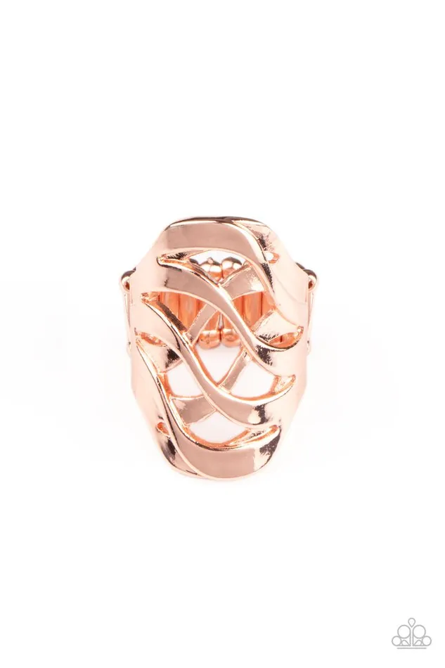 Paparazzi Ring Open Fire Copper Paparazzi Jewelry Rings Paparazzi Ring Open Fire Copper Paparazzi Jewelry Rings