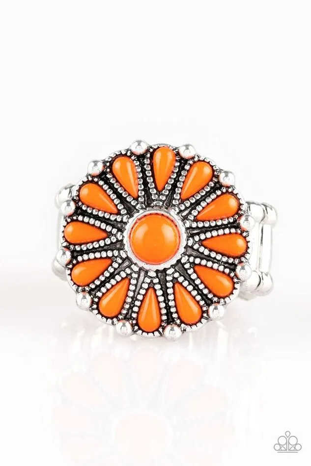 Paparazzi Ring Poppy Poptastic Orange Paparazzi Jewelry Rings