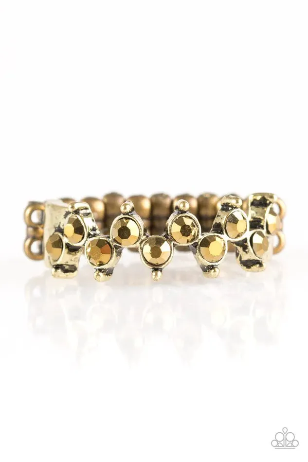 Paparazzi Ring Shine Like The Stars Brass Paparazzi Jewelry Rings