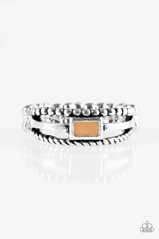 Paparazzi Ring Street Edge Brown Paparazzi Jewelry Rings