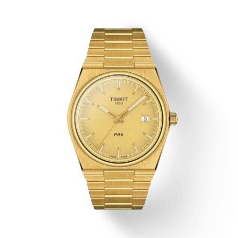 PreStyled Sets Tissot PRX Yellow GoldPVD 40mm Quartz Tissot
