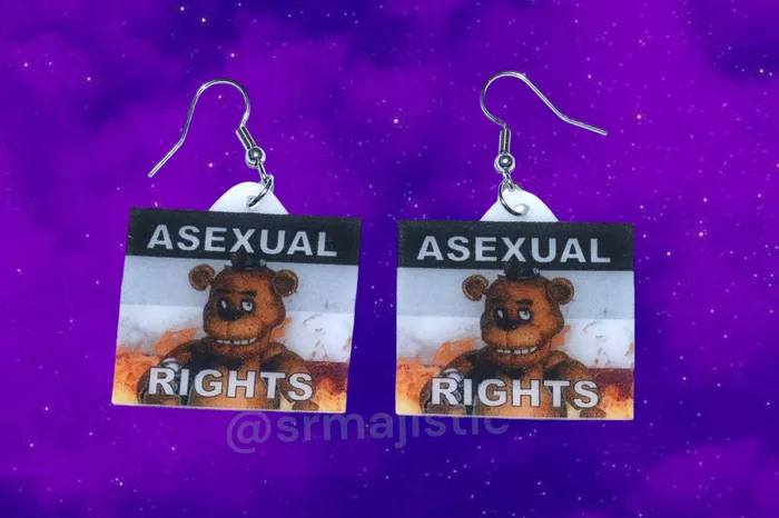 READY TO SHIP 5 Nights at Freddys Collection of Flaming Pride Flags Handmade Earrings Sam Makes Things Earrings READY TO SHIP 5 Nights at Freddys Collection of Flaming Pride Flags Handmade Earrings Sam Makes Things Earrings