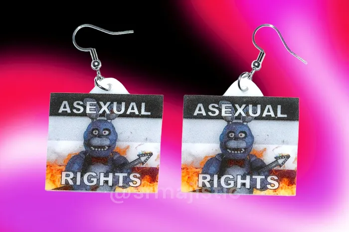 READY TO SHIP 5 Nights at Freddys Collection of Flaming Pride Flags Handmade Earrings Sam Makes Things Earrings READY TO SHIP 5 Nights at Freddys Collection of Flaming Pride Flags Handmade Earrings Sam Makes Things Earrings