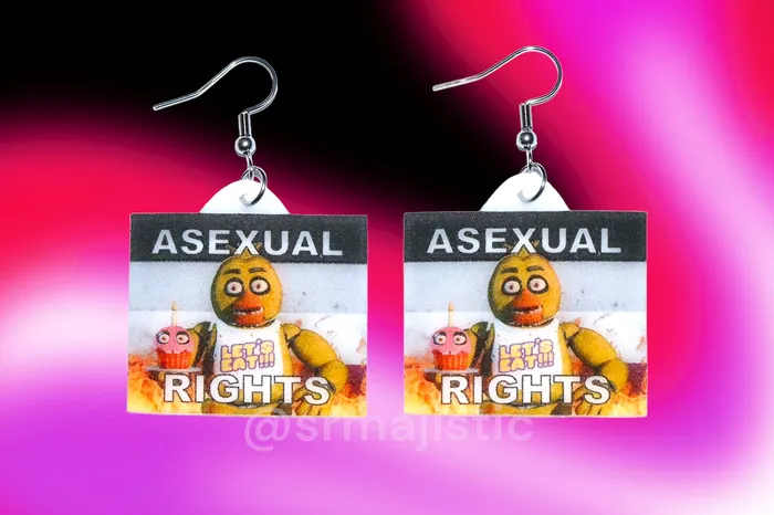 READY TO SHIP 5 Nights at Freddys Collection of Flaming Pride Flags Handmade Earrings Sam Makes Things Earrings READY TO SHIP 5 Nights at Freddys Collection of Flaming Pride Flags Handmade Earrings Sam Makes Things Earrings