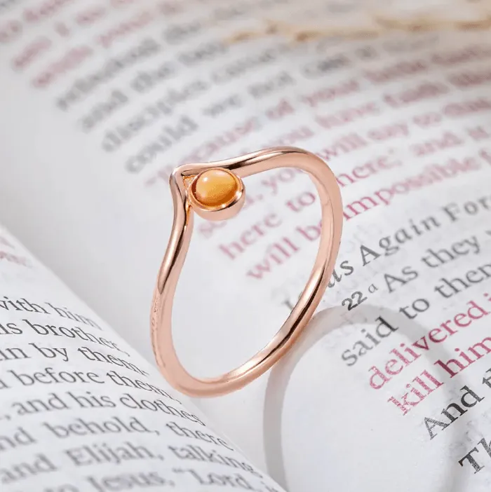 Rings 925 Sterling Silver Mustard Seed Ring Elegant Spiritual Gift Belbren