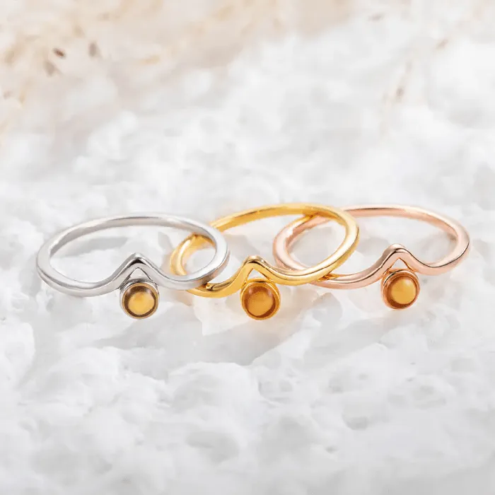 Rings 925 Sterling Silver Mustard Seed Ring Elegant Spiritual Gift Belbren