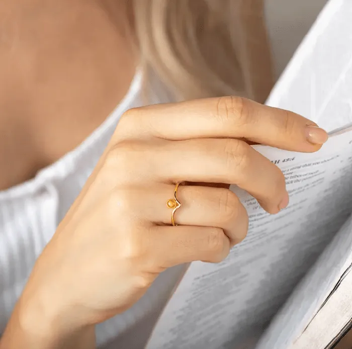 Rings 925 Sterling Silver Mustard Seed Ring Elegant Spiritual Gift Belbren