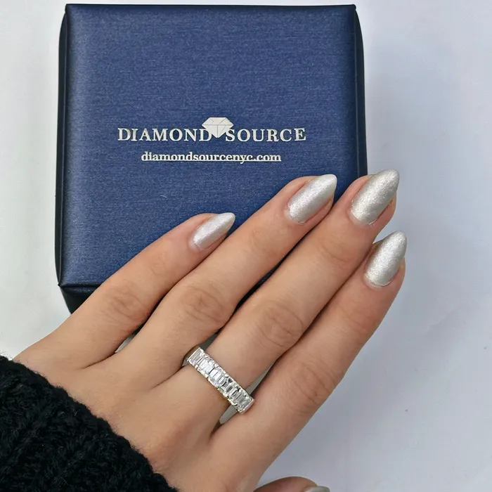 Rings Diamond Source NYC Platinum eternity ring with 200ct of TDW CST0001
