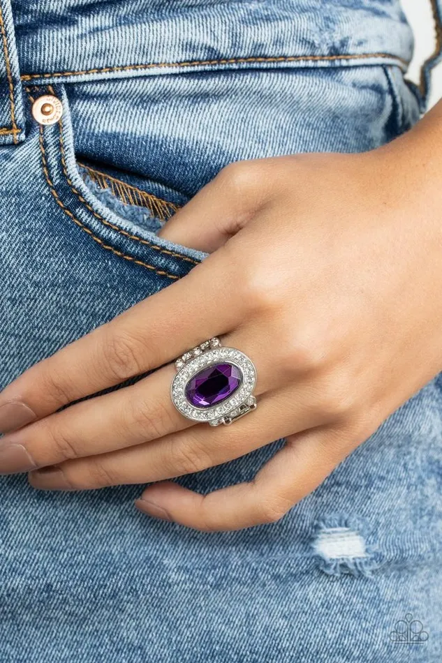 Rings Paparazzi Jewelry Paparazzi Ring Always OVALachieving Purple