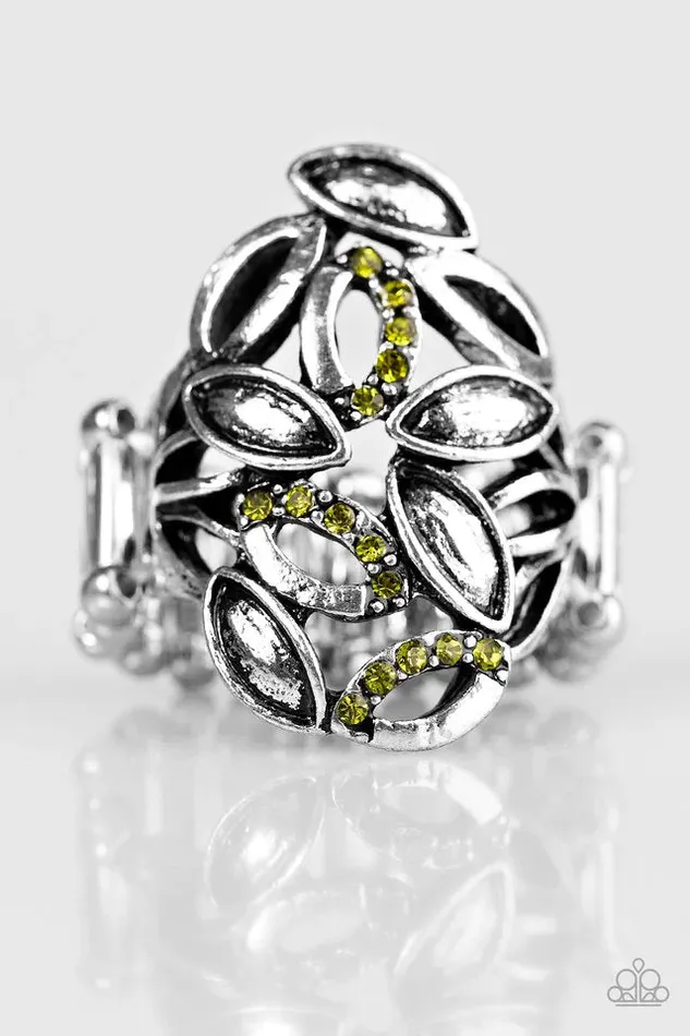 Rings Paparazzi Jewelry Paparazzi Ring Autumn Awe Green