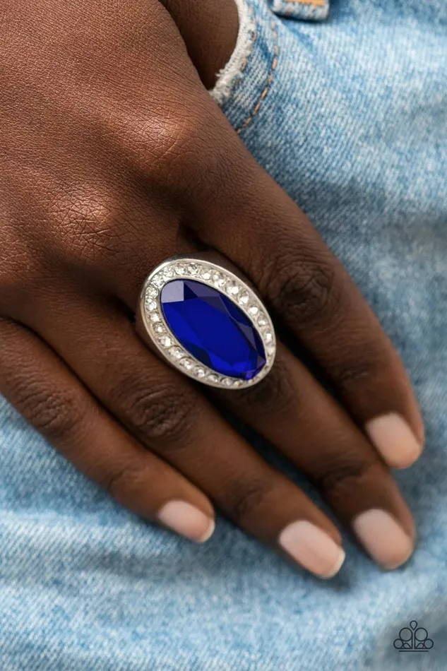 Rings Paparazzi Jewelry Paparazzi Ring Believe in Bling Blue