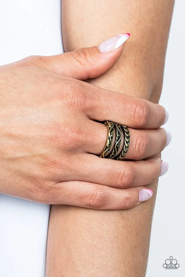 Rings Paparazzi Jewelry Paparazzi Ring Canyon Canopy Brass