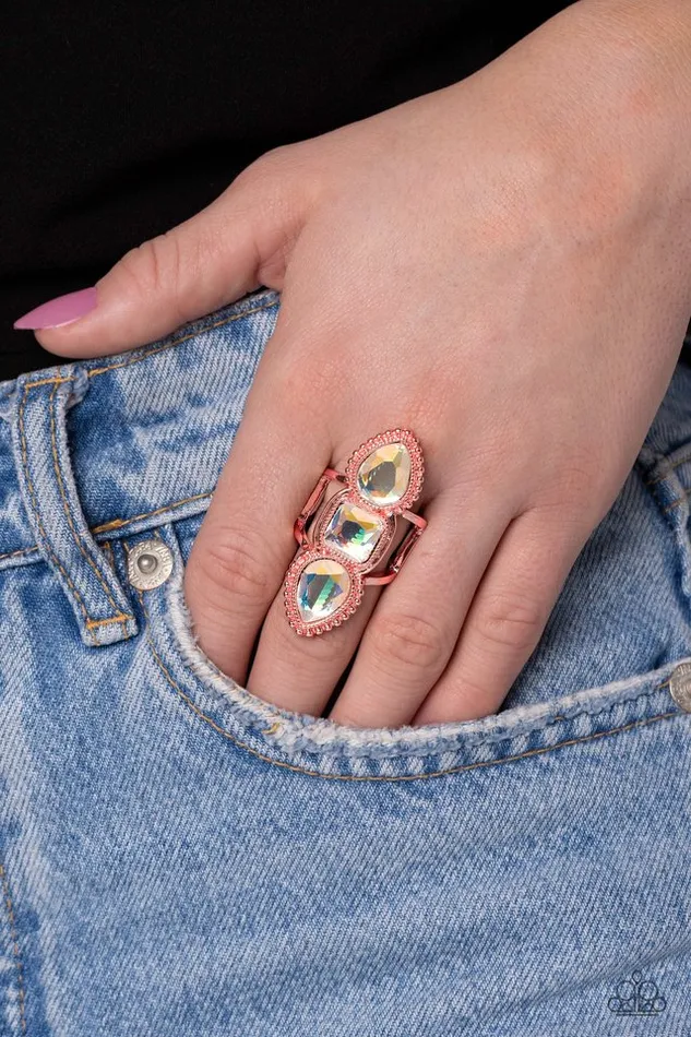 Rings Paparazzi Jewelry Paparazzi Ring Dazzling Direction Copper
