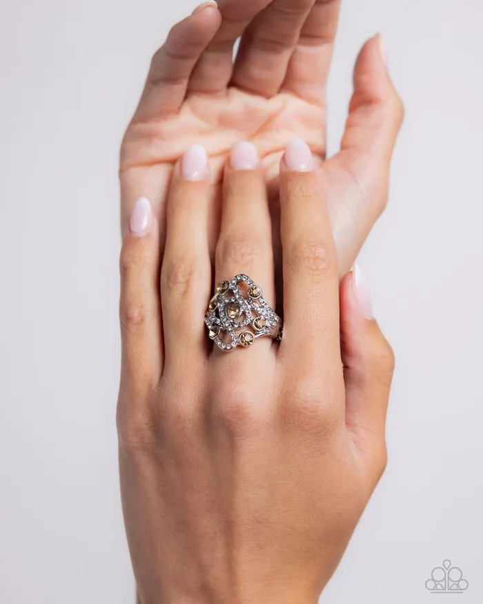 Rings Paparazzi Jewelry Paparazzi Ring HighClass Honor Brown