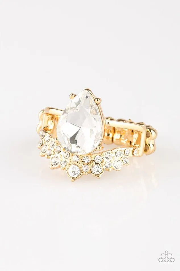 Rings Paparazzi Jewelry Paparazzi Ring If The Crown Fits Gold