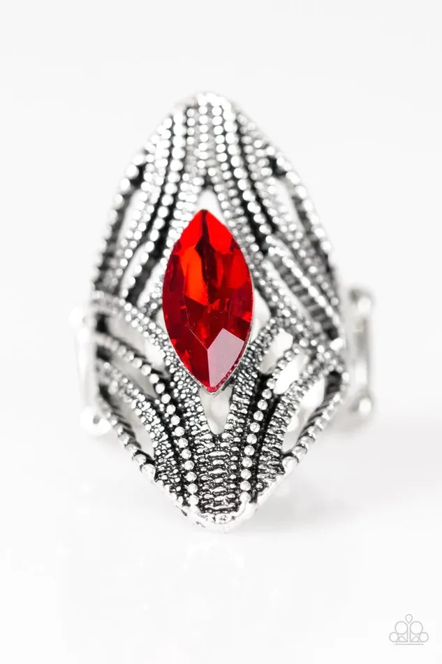 Rings Paparazzi Jewelry Paparazzi Ring Jungle Jewel Red
