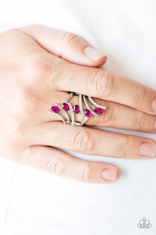Rings Paparazzi Jewelry Paparazzi Ring Majestic Marvel Pink