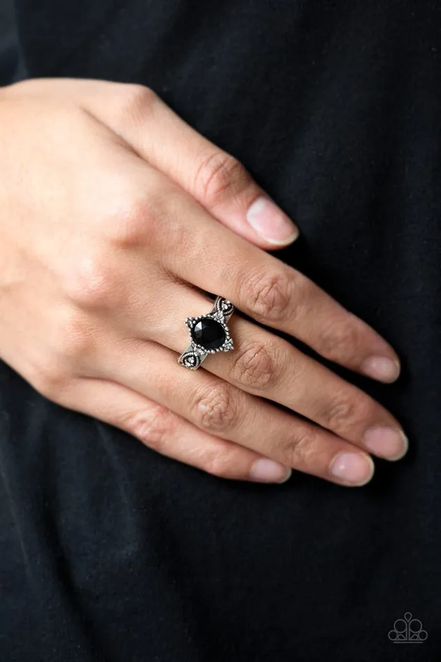 Rings Paparazzi Jewelry Paparazzi Ring Pricelessly Princess Black