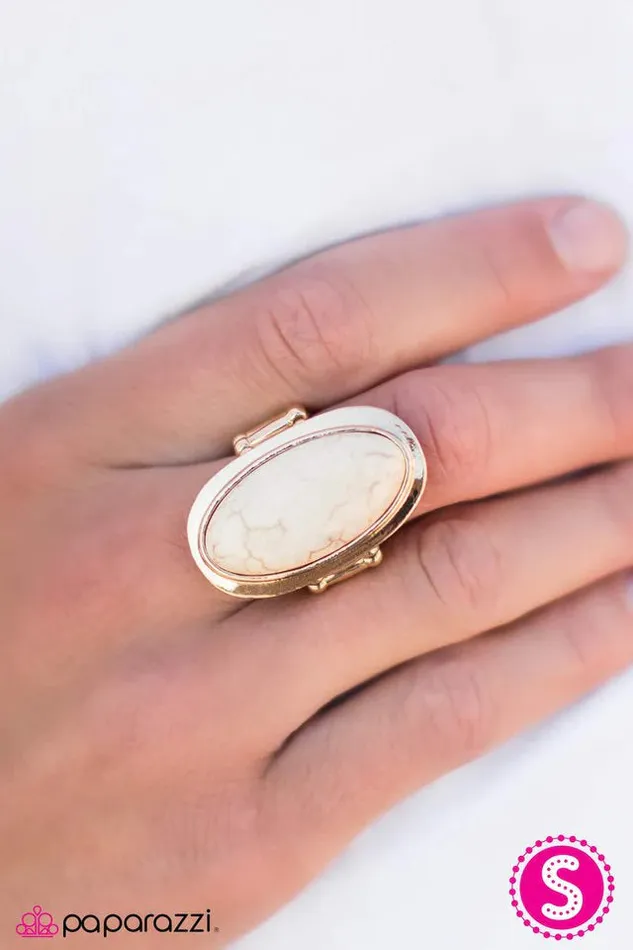 Rings Paparazzi Jewelry Paparazzi Ring Rodeo Night White