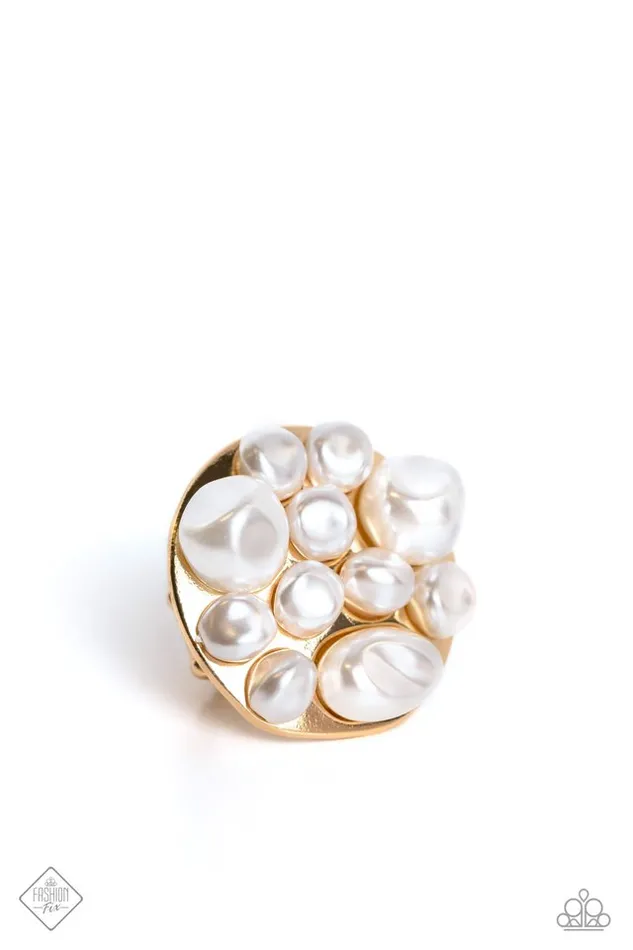 Rings Paparazzi Jewelry Paparazzi Ring SEA Reason Gold Rings Paparazzi Jewelry Paparazzi Ring SEA Reason Gold