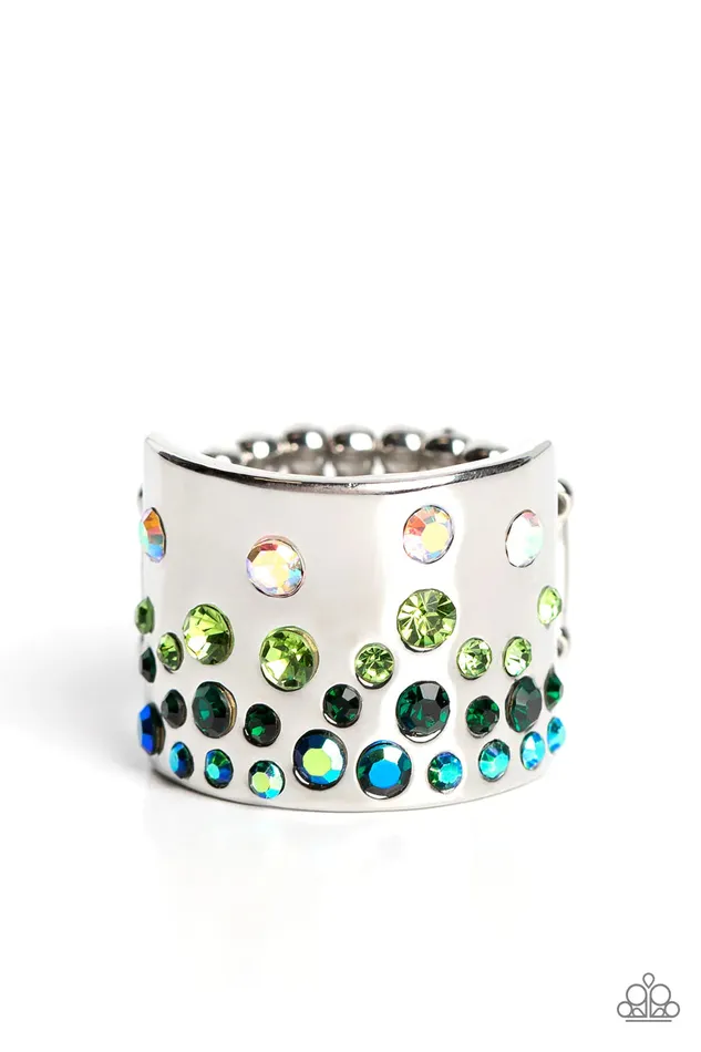 Rings Paparazzi Jewelry Paparazzi Ring Sizzling Sultry Green