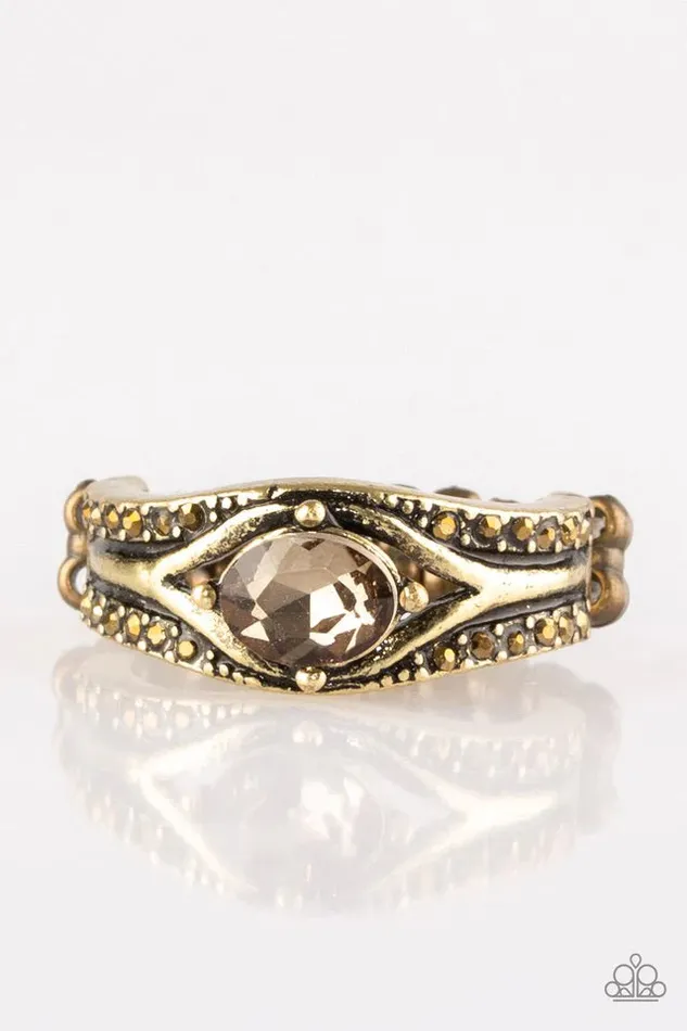 Rings Paparazzi Jewelry Paparazzi Ring The Insider Brass