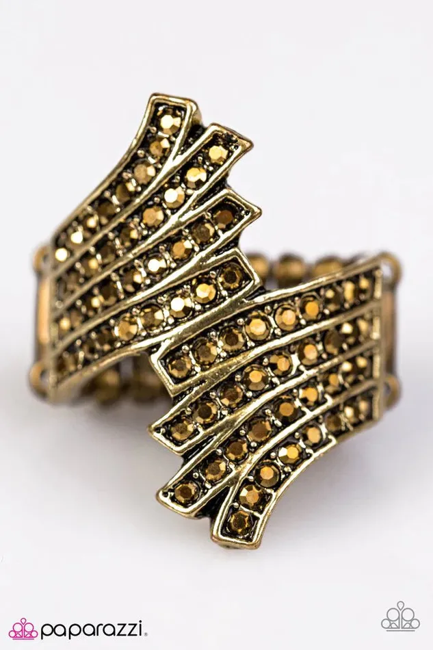 Rings Paparazzi Jewelry Paparazzi Ring Tidal Shimmer Brass