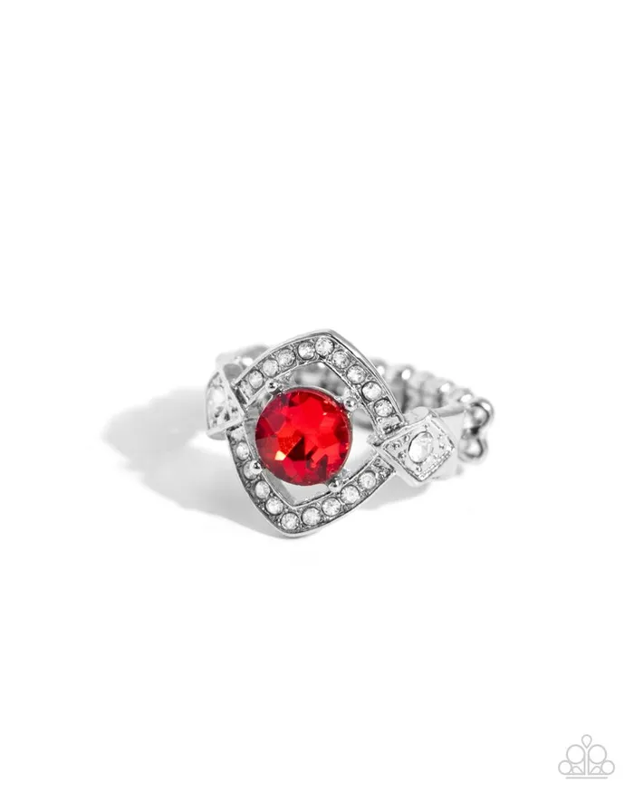 Rings Paparazzi Jewelry Paparazzi Ring Undefeated Dazzle Red Rings Paparazzi Jewelry Paparazzi Ring Undefeated Dazzle Red