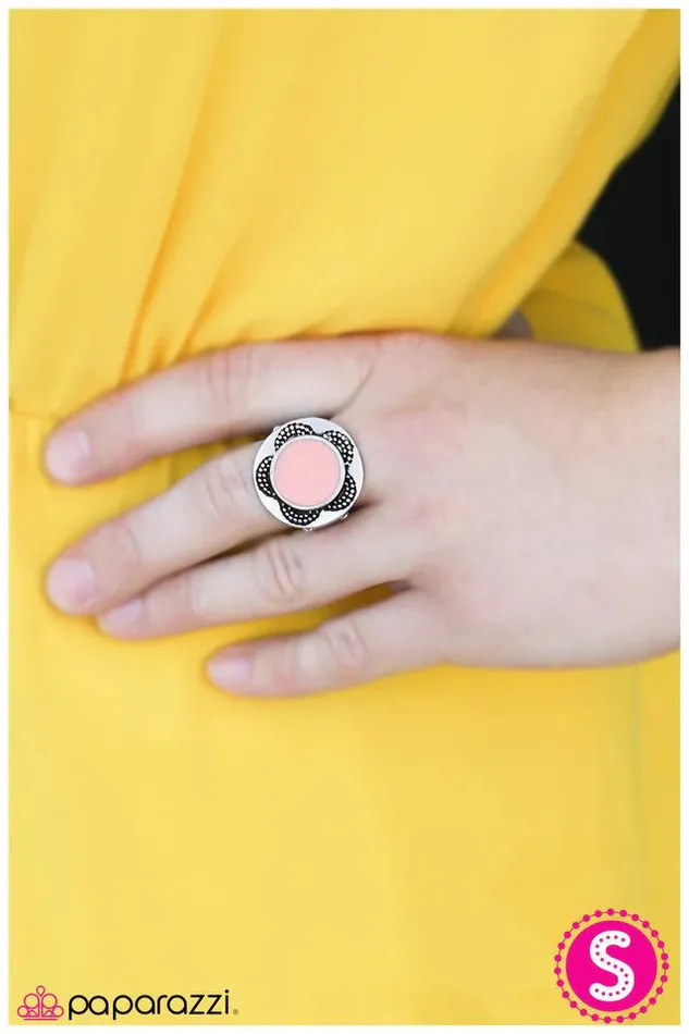 Rings Paparazzi Ring A Sunny Disposition Pink Paparazzi Jewelry