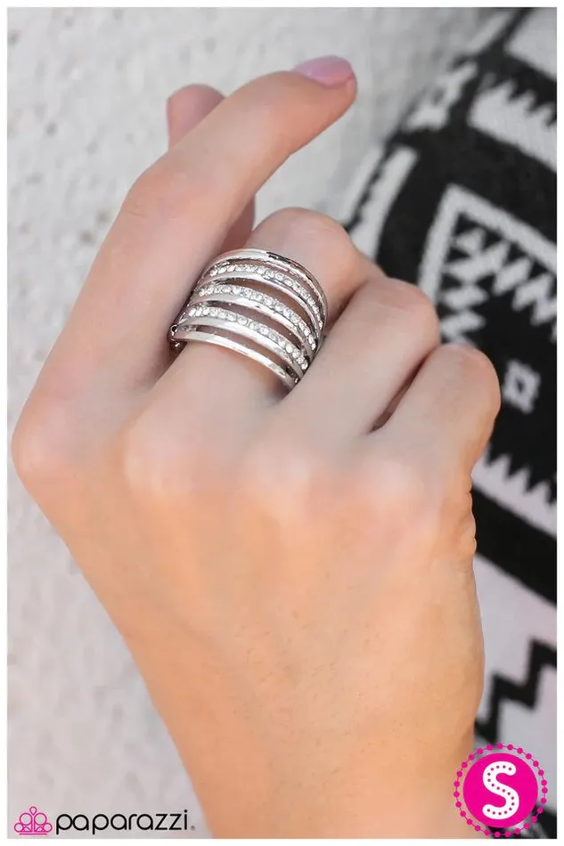 Rings Paparazzi Ring My Knight In Shining Armor White Paparazzi Jewelry