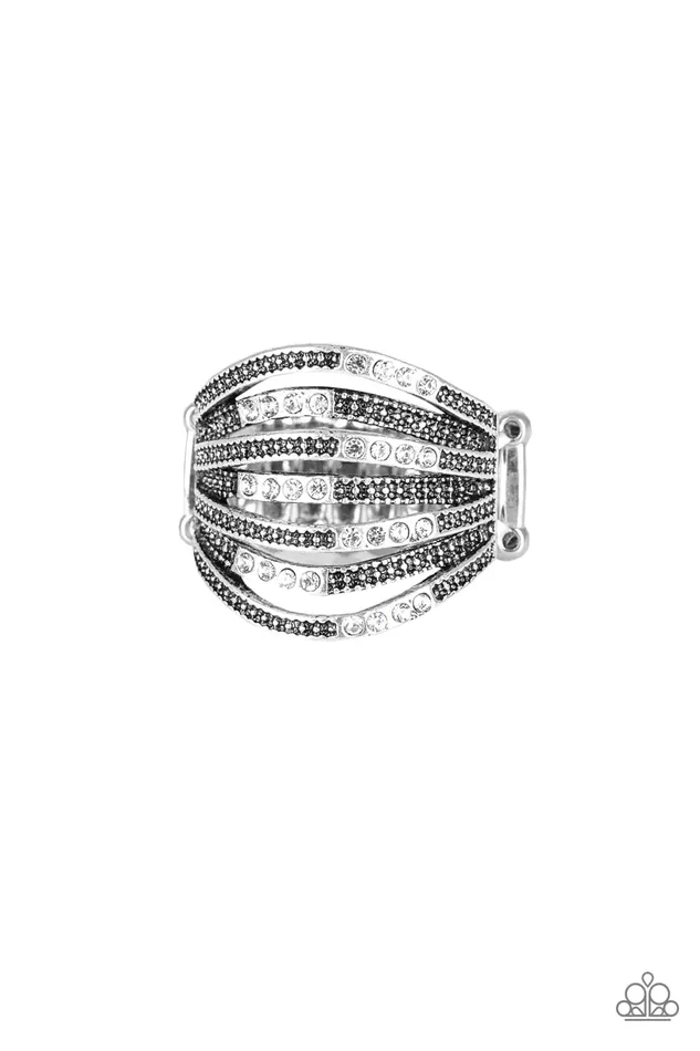 Rings Paparazzi Ring Securing My Finances White Paparazzi Jewelry