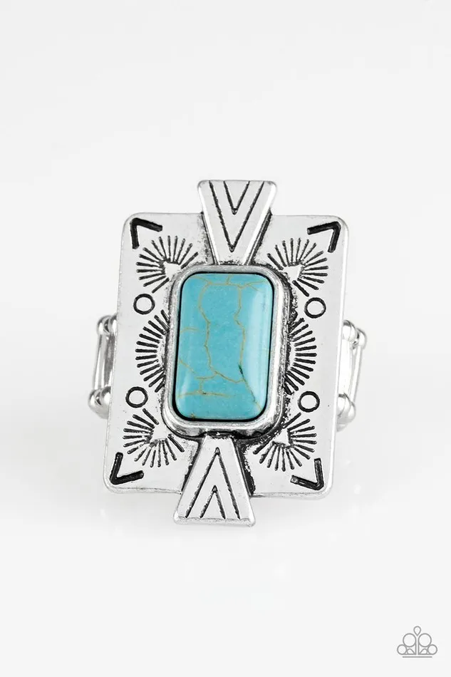 Rings Paparazzi Ring Stone Cold Couture Blue Paparazzi Jewelry Rings Paparazzi Ring Stone Cold Couture Blue Paparazzi Jewelry
