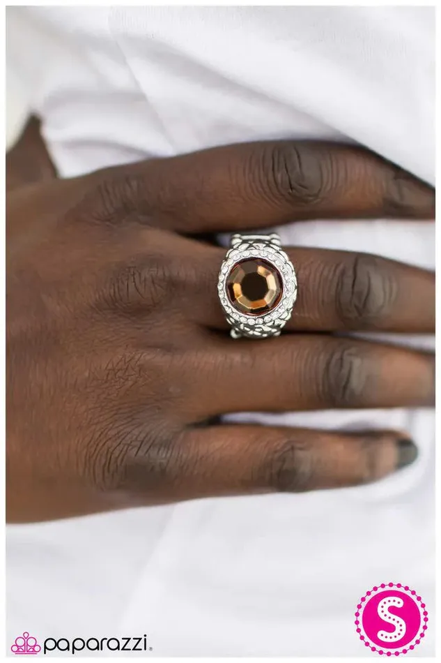 Rings Paparazzi Ring What A Girl Wants Brown Paparazzi Jewelry