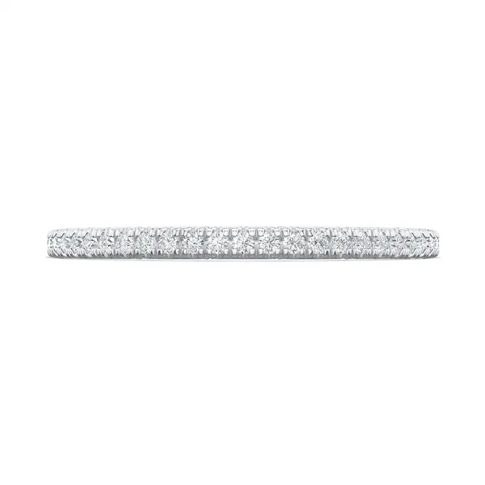 Rings Tacori Tacori 18K White Gold 17mm Diamond Band