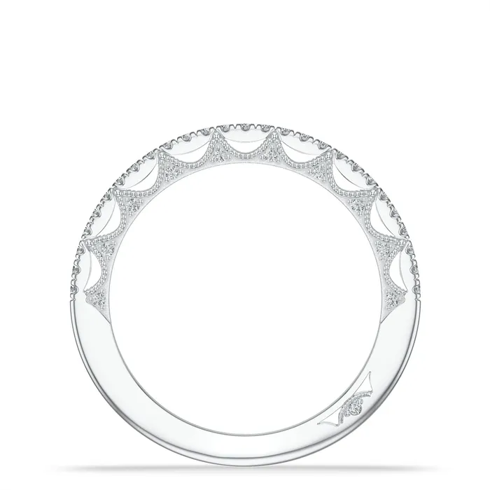 Rings Tacori Tacori 18K White Gold 17mm Diamond Band