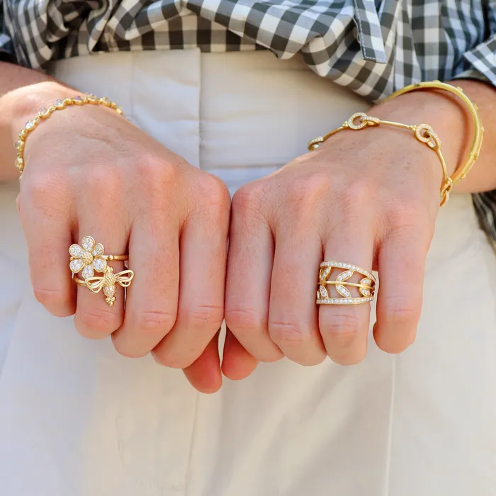 Rings Temple St Clair Temple St Clair Diamond Vine Ring
