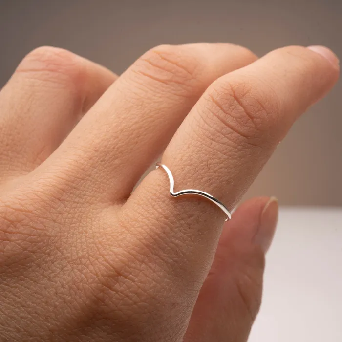 Rings The Rose Gypsy Silver Chevron Ring