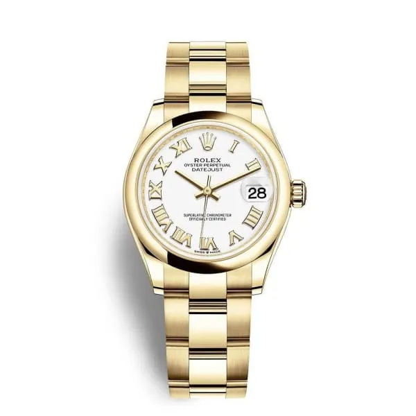 Rolex Bracelets Rolex Datejust 31mm Ref 2782480019 White Dial 18K Yellow Gold Oyster Bracelet Womens Watch Rolex Bracelets Rolex Datejust 31mm Ref 2782480019 White Dial 18K Yellow Gold Oyster Bracelet Womens Watch