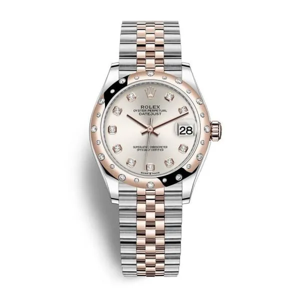 Rolex Bracelets Rolex Datejust 31mm Ref 278341rbr0016 Silver Diamond Dial Diamond Bezel Two Tone Stainless Steel 18K Rose Gold Jubilee Bracelet Womens Watch Rolex Bracelets Rolex Datejust 31mm Ref 278341rbr0016 Silver Diamond Dial Diamond Bezel Two Tone Stainless Steel 18K Rose Gold Jubilee Bracelet Womens Watch