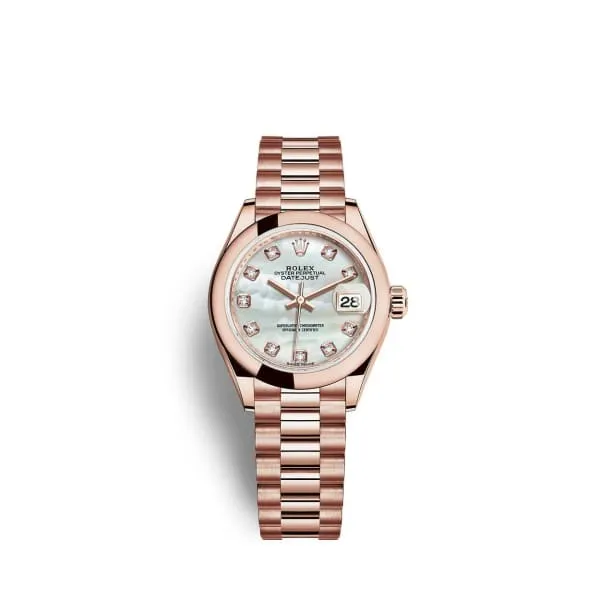 Rolex Bracelets Rolex Lady Datejust 28mm Ref 2791650017 White Mother of Pearl Dial 18K Rose Gold President Bracelet Womens Watch Rolex Bracelets Rolex Lady Datejust 28mm Ref 2791650017 White Mother of Pearl Dial 18K Rose Gold President Bracelet Womens Watch