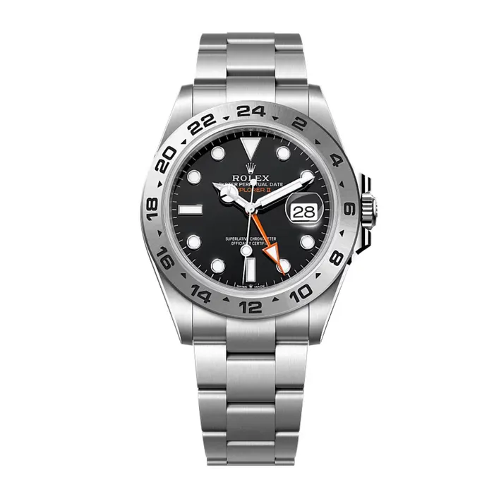 Rolex Rolex Explorer II 42mm Ref 2265700002 Black Dial Stainless Steel Oyster Bracelet Watch Bracelets Rolex Rolex Explorer II 42mm Ref 2265700002 Black Dial Stainless Steel Oyster Bracelet Watch Bracelets