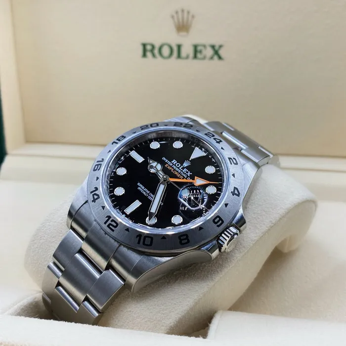 Rolex Rolex Explorer II 42mm Ref 2265700002 Black Dial Stainless Steel Oyster Bracelet Watch Bracelets