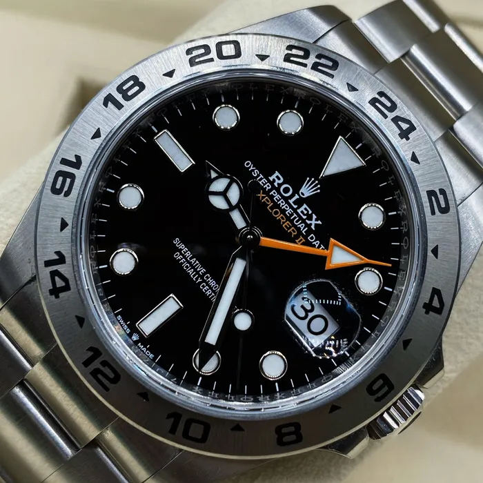 Rolex Rolex Explorer II 42mm Ref 2265700002 Black Dial Stainless Steel Oyster Bracelet Watch Bracelets