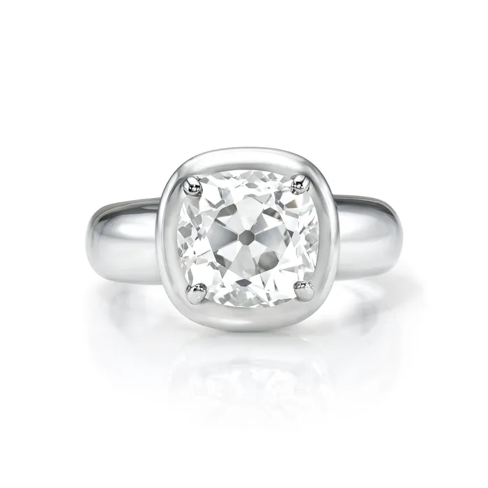 Single Stone Platinum Cori Ring Single Stone Rings