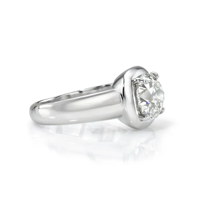 Single Stone Platinum Cori Ring Single Stone Rings