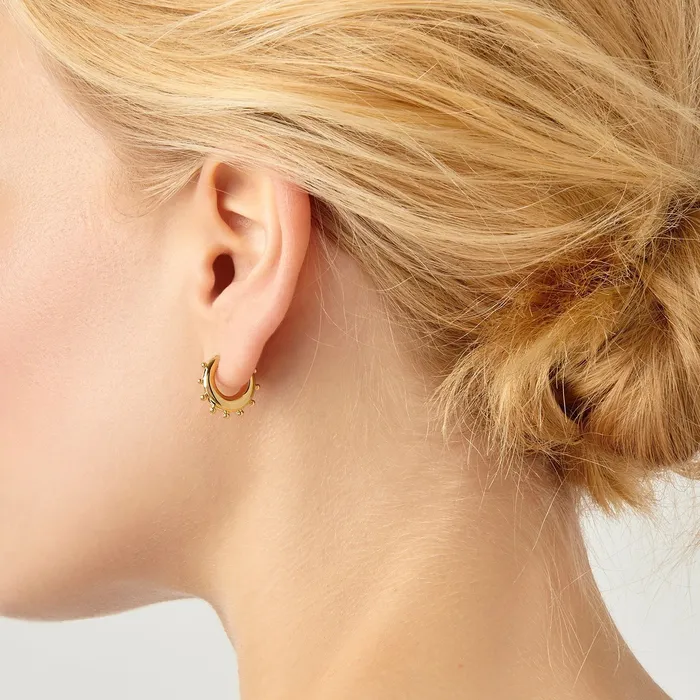 Temple St Clair Earrings Temple St Clair Yoga Hoop Earrings