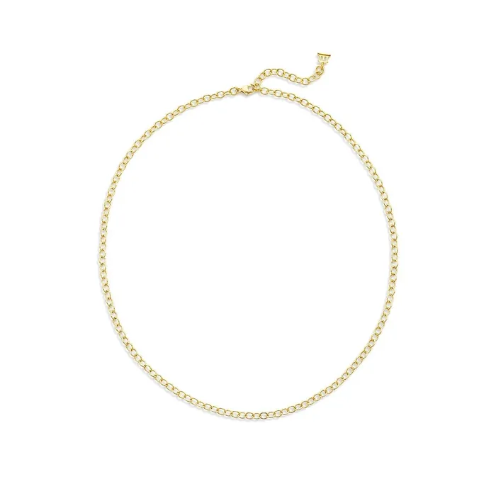 Temple St Clair Extra Small Oval Chain Necklace Temple St Clair Necklaces