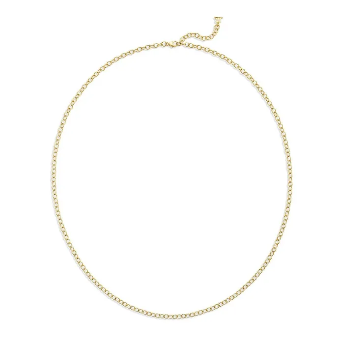 Temple St Clair Extra Small Oval Chain Necklace Temple St Clair Necklaces