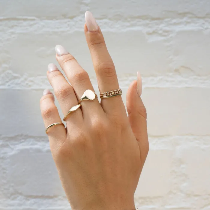 TheRoseGypsy 14k Gold Signet Ring Rings